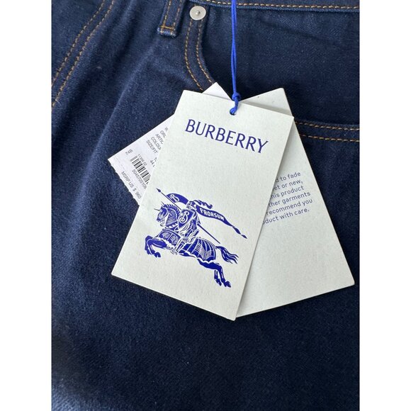 Burberry Women's Blue Heavyweight Denim Cotton Mini Skirt US 10 UK 12 EU 44 - Picture 9 of 16